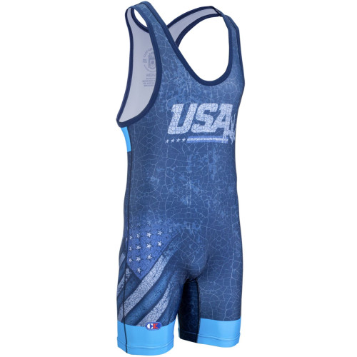 Wrestling Singlet Cliff Keen The Patriot USA Singlet